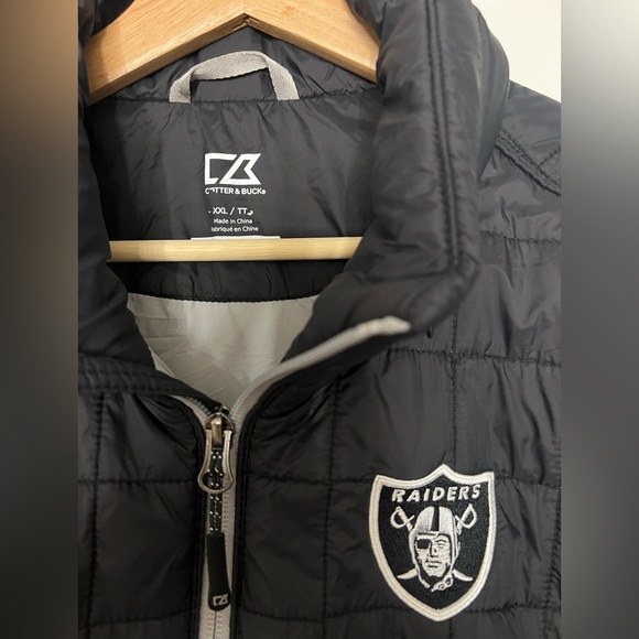 Cutter And Buck Las Vegas Raiders Black Primaloft Filled Jacket (W XXL) - Picture 2 of 7